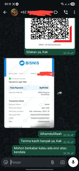Testimoni Disney Plus Premium (Sharing) — screenshot asli pelanggan Jajan Web